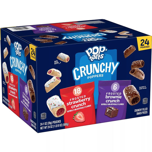 Pop Tarts Crunchy Poppers Pouches (24 x 28g)