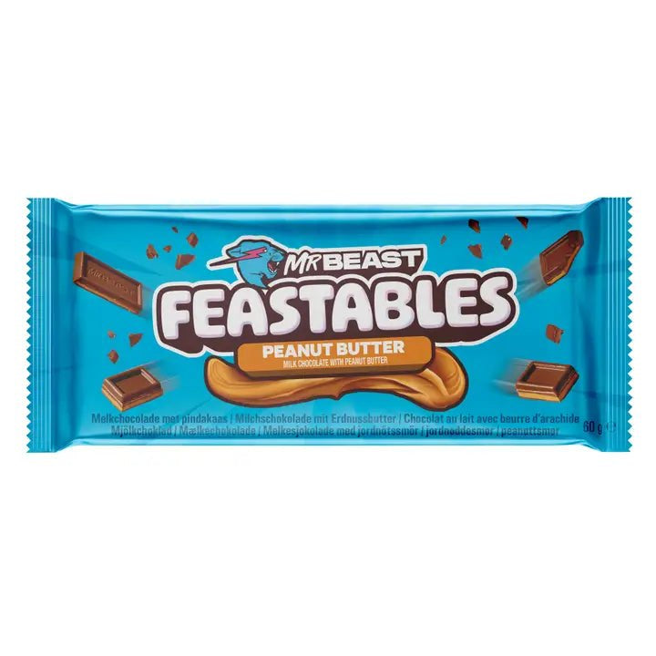 Mr Beast Feastables Peanut Butter (10 x 60g) (USA)