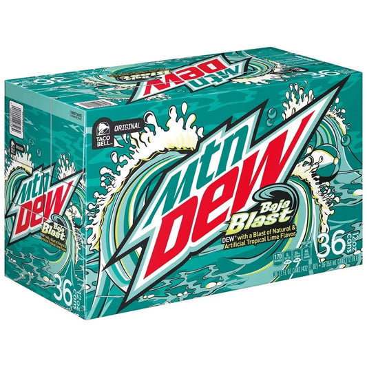 Mountain Dew Taco Bell Original Baja Blast (36 x 355ml)