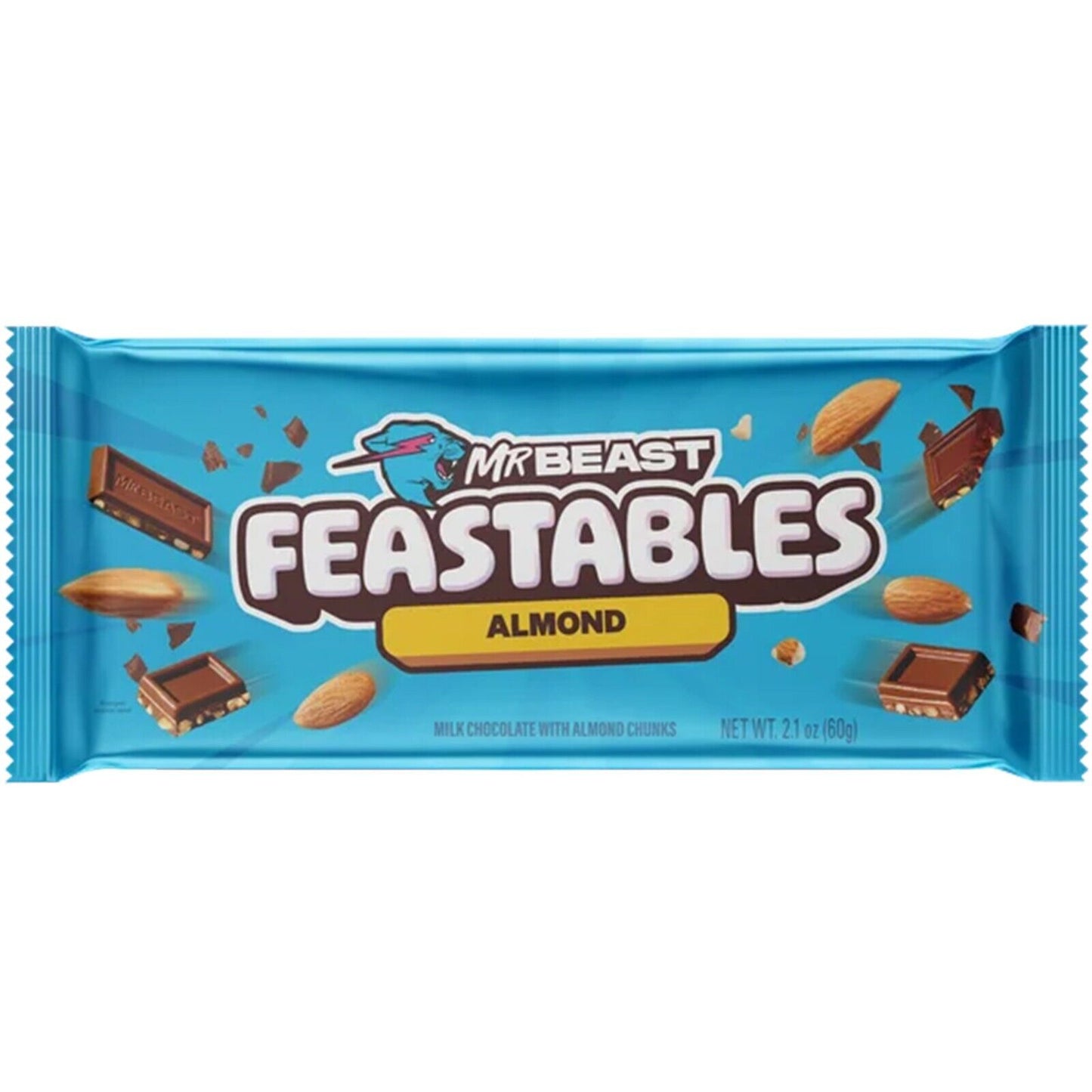 Mr Beast Feastables Almond (10 x 60g) (USA)