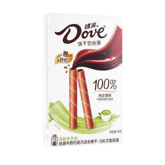 (PRE-ORDER) Dove Galaxy Matcha Filled Chocolate Wafer Sticks (40 x 40g) (China)