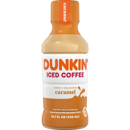 Dunkin' Caramel Iced Coffee Bottle Drink (12 x 405ml) (OCT2024)