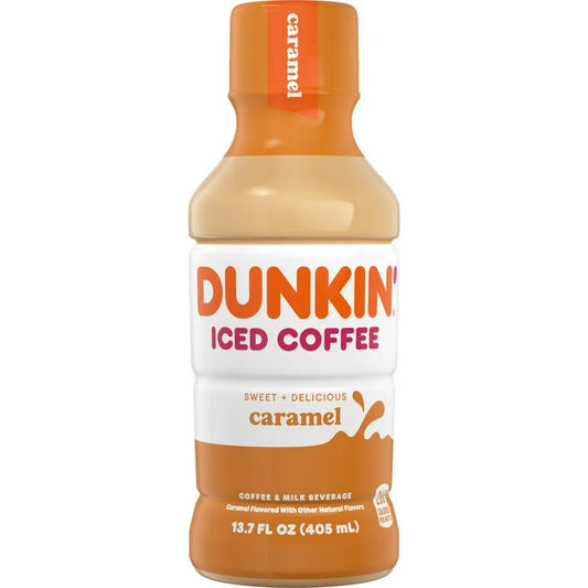 Dunkin' Caramel Iced Coffee Bottle Drink (12 x 405ml) (OCT2024)