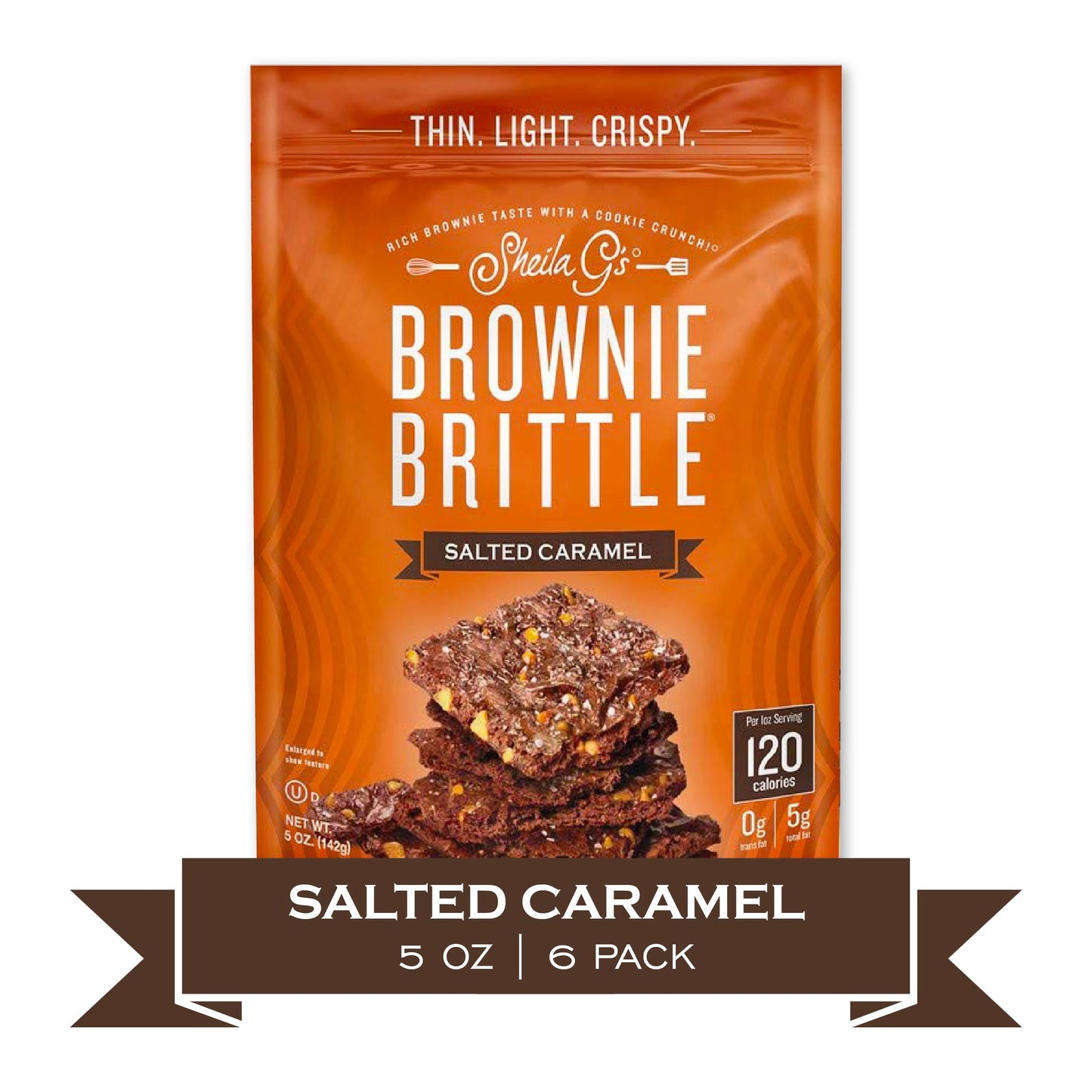 Sheila G’s Brownie Brittle Salted Caramel (6 x 5oz)