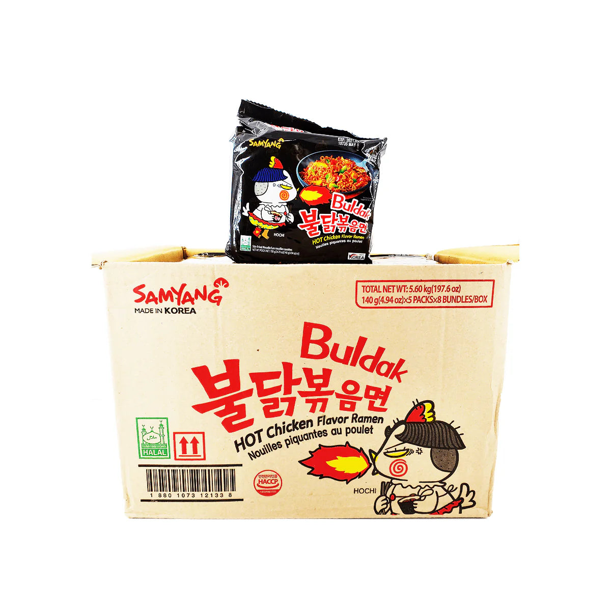 Samyang Hot Chicken Spicy Ramen Noodles (Pack of 40)