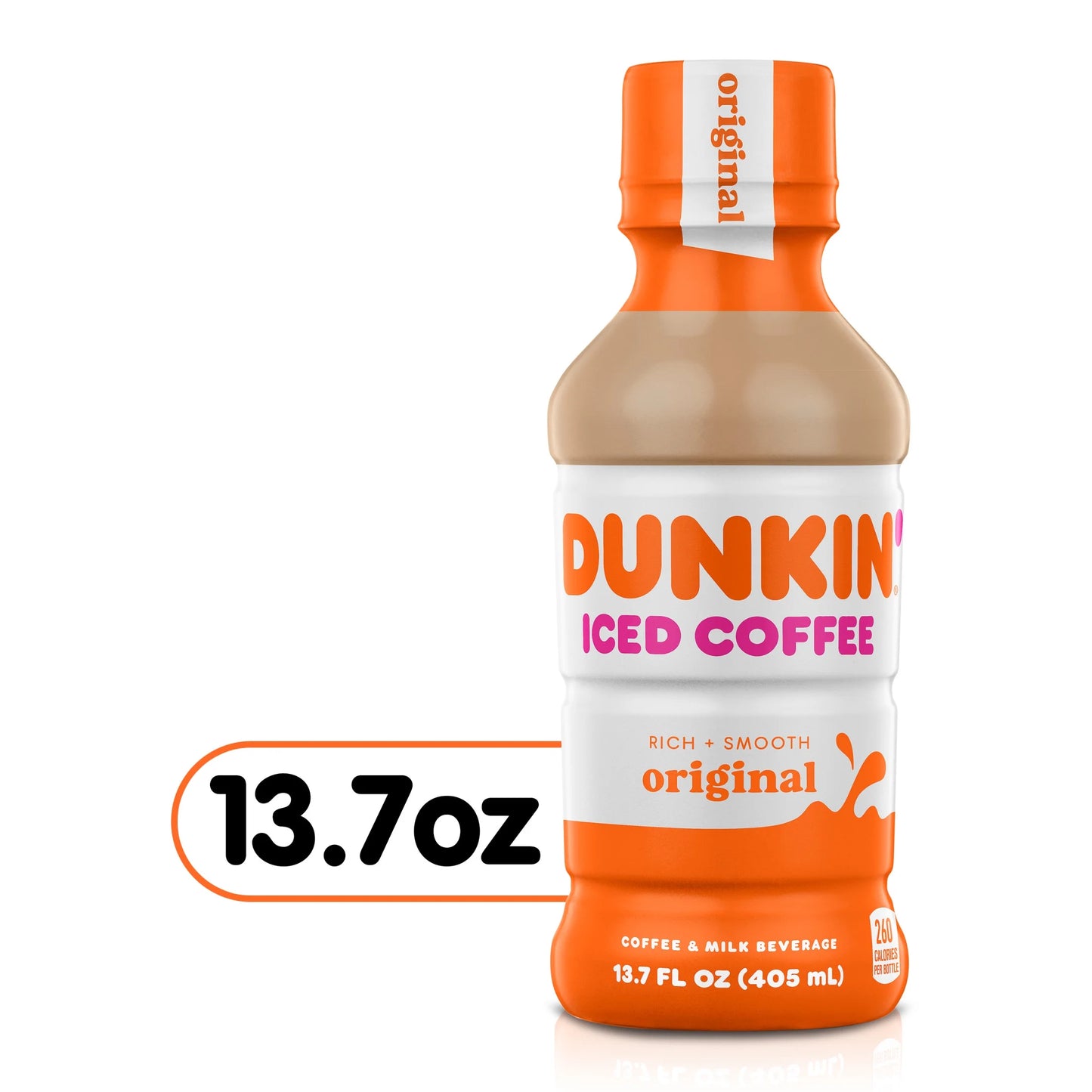 Dunkin’ Original Iced Coffee Bottle Drink (12 x 405ml)