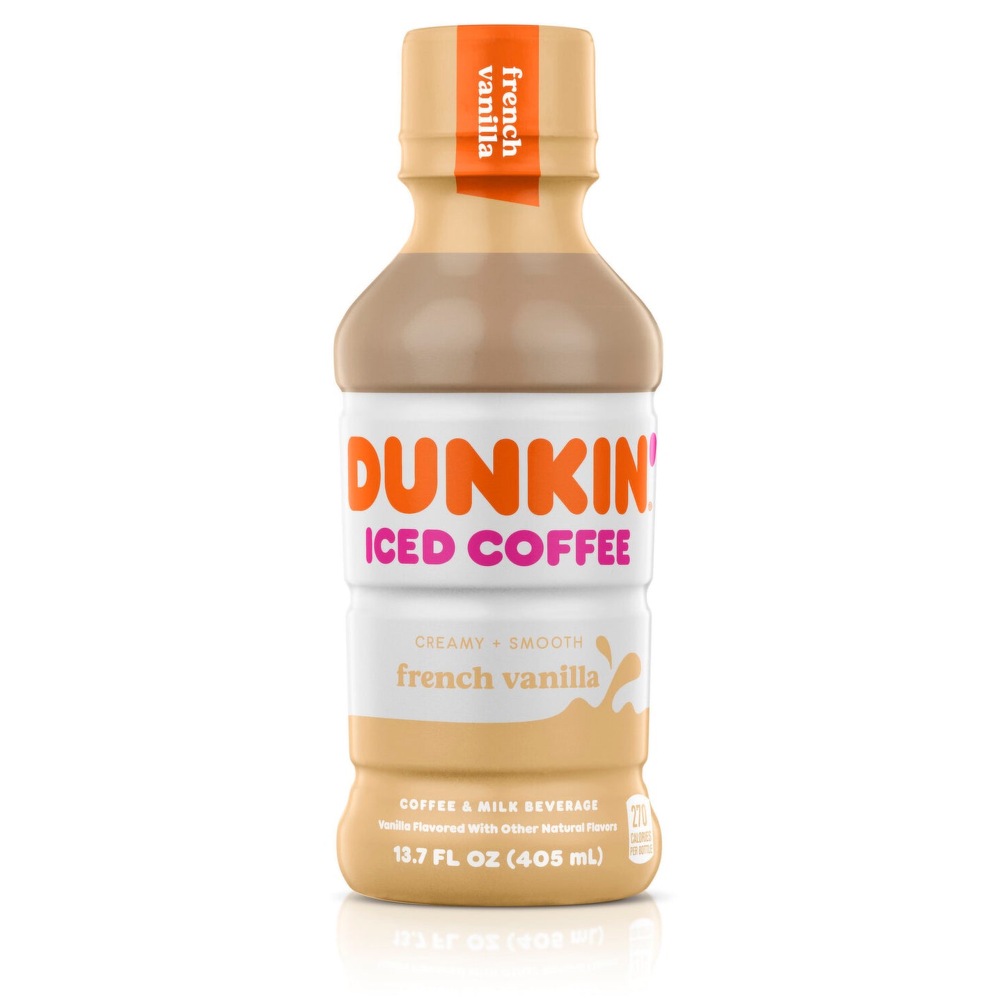 Dunkin’ French Vanilla Iced Coffee Bottle Drink (12 x 405ml)