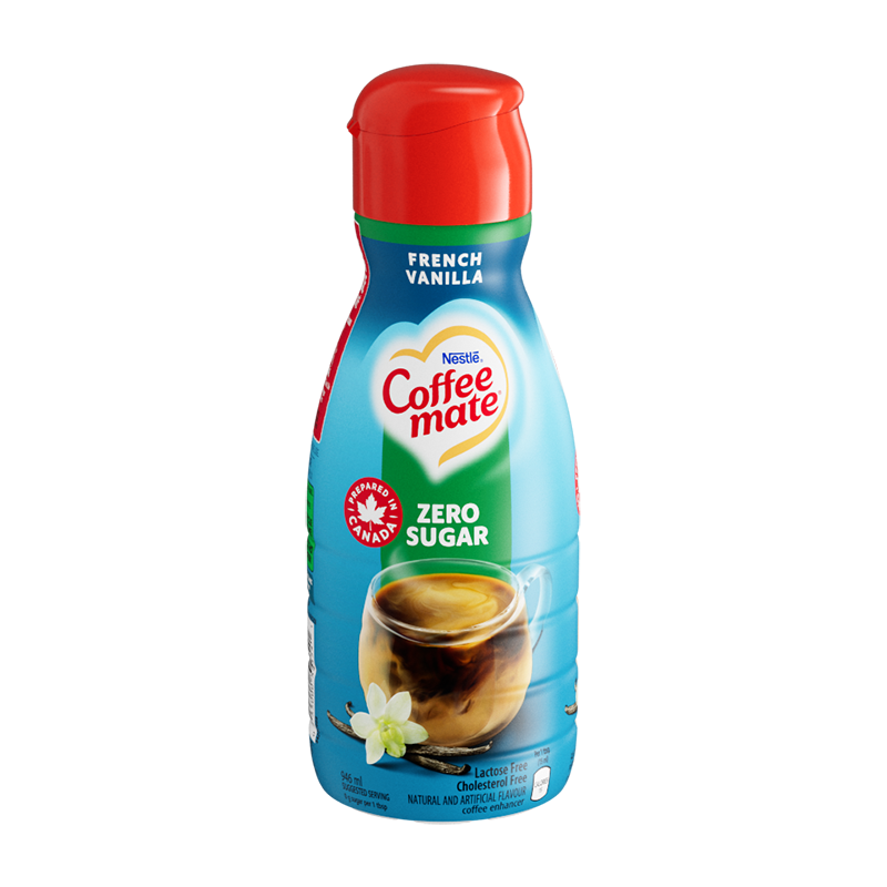 Coffee Mate French Vanilla Zero Sugar Liquid Creamer (6 x 32oz)