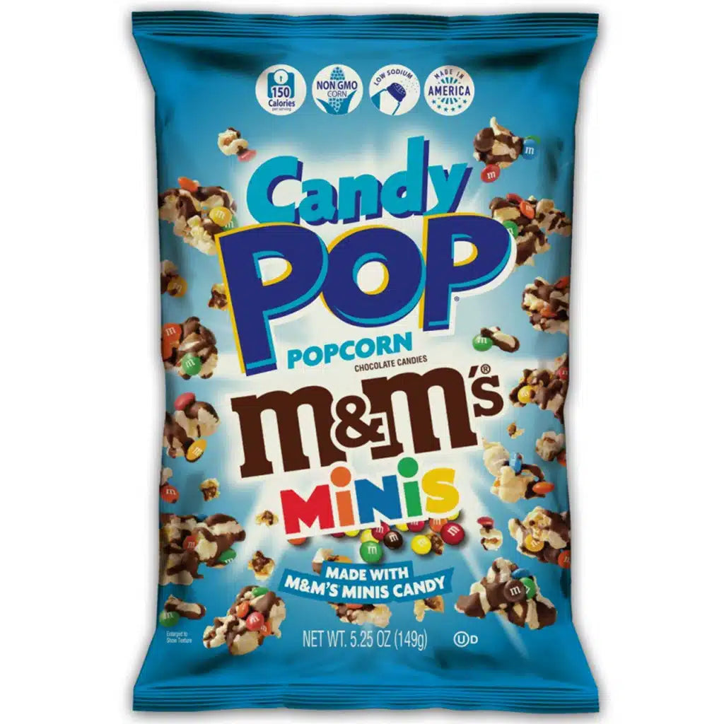 Candy Pop M&M's Minis Popcorn (12 x 149g)