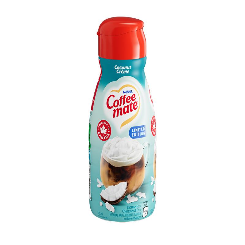 Coffee Mate Limited Edition Coconut Creme Liquid Creamer (6 x 28oz)