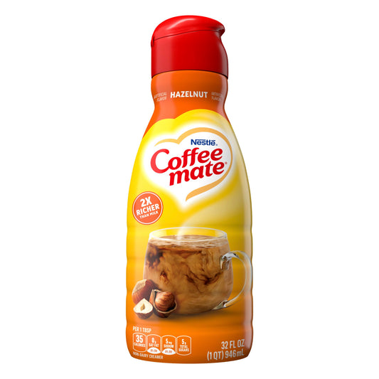 Coffee Mate Hazlenut Liquid Creamer (6 x 32oz)